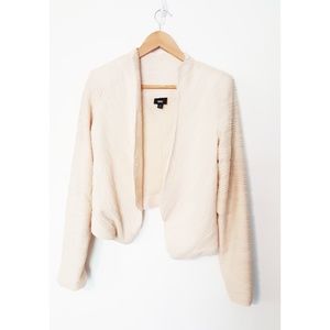 White Textured Blazer